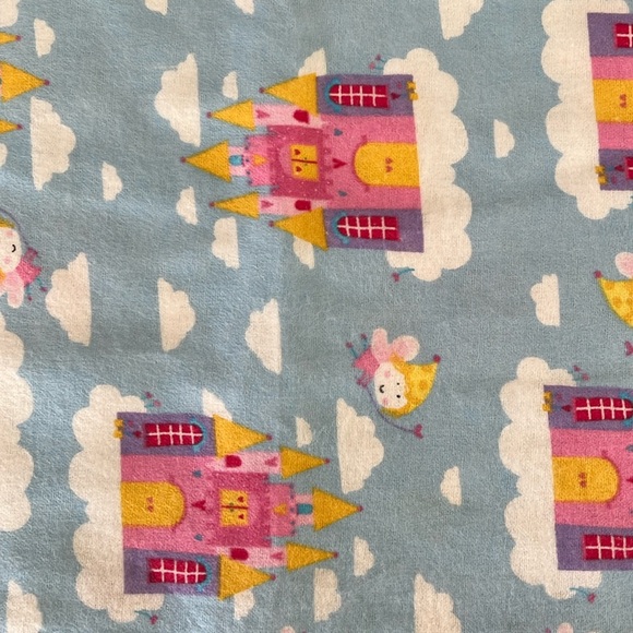 Flannel Princess Castle Fabric - Picture 3 of 7